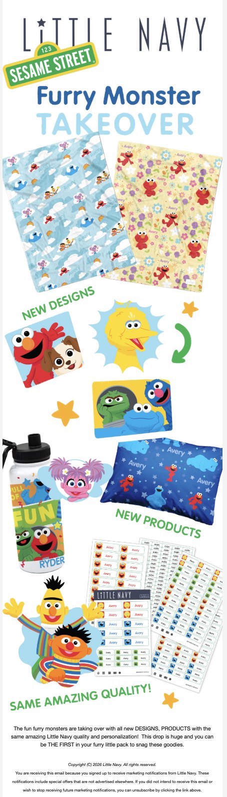 Sesame Street collaboration email